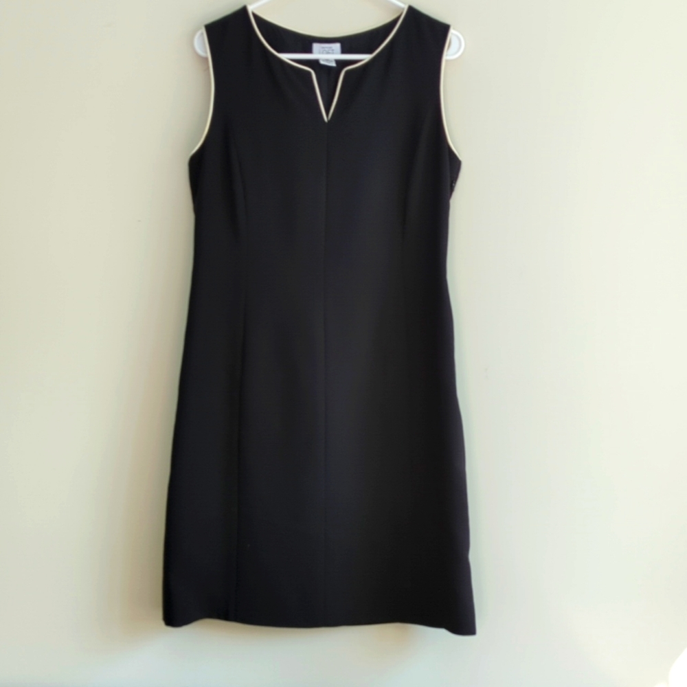 Ann Taylor LOFT Black Sleeveless Shift DressSize 12P